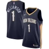 Zion Williamson New Orleans Pelicans Nike Unisex Swingman Jersey Icon Edition Navy/White Gorgeous Ideal for Collectors