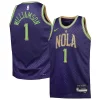 Zion Williamson New Orleans Pelicans Nike Youth Gorgeous 2024/25 Swingman Player Jersey City Edition Purple Perfect for Game Day