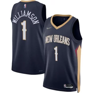 Zion Williamson New Orleans Stylish Pelicans Nike 2021/22 Diamond Swingman Jersey Icon Edition Navy Perfect for Game Day